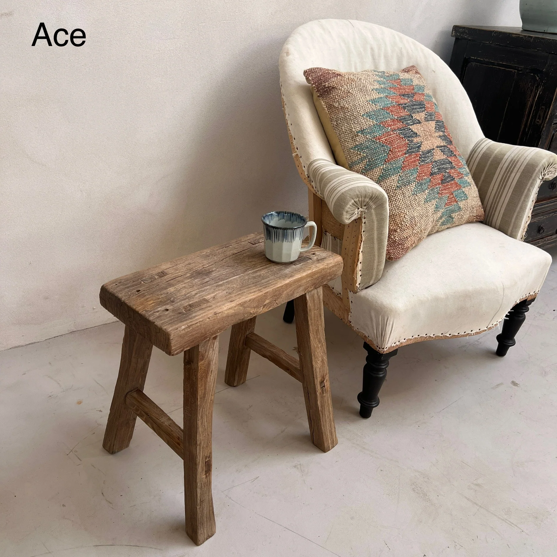 Antique Small Side Table | Large Stool (select from photo) - Image 10