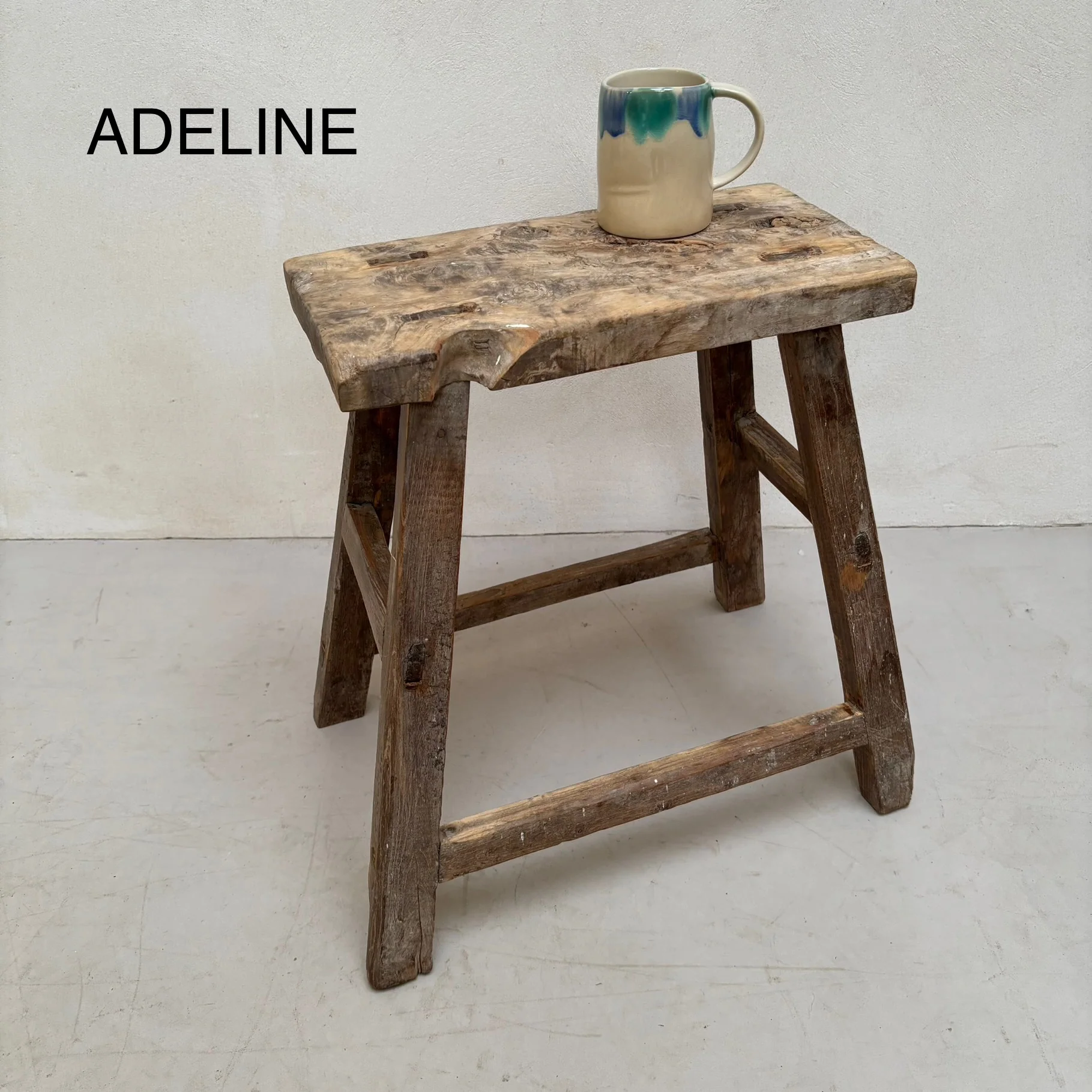 Antique Small Side Table | Large Stool (select from photo) - Image 11