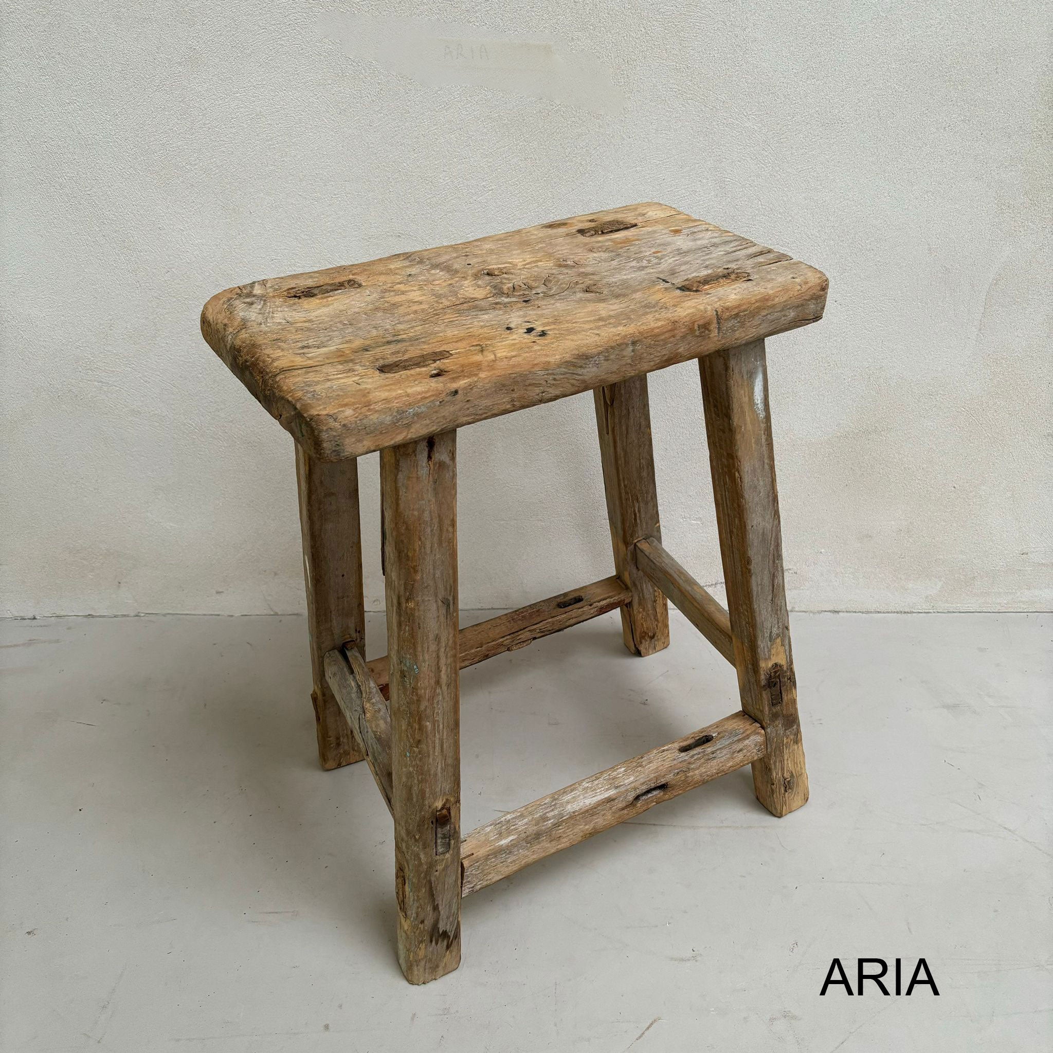 Antique Small Side Table | Large Stool (select from photo) - Image 6