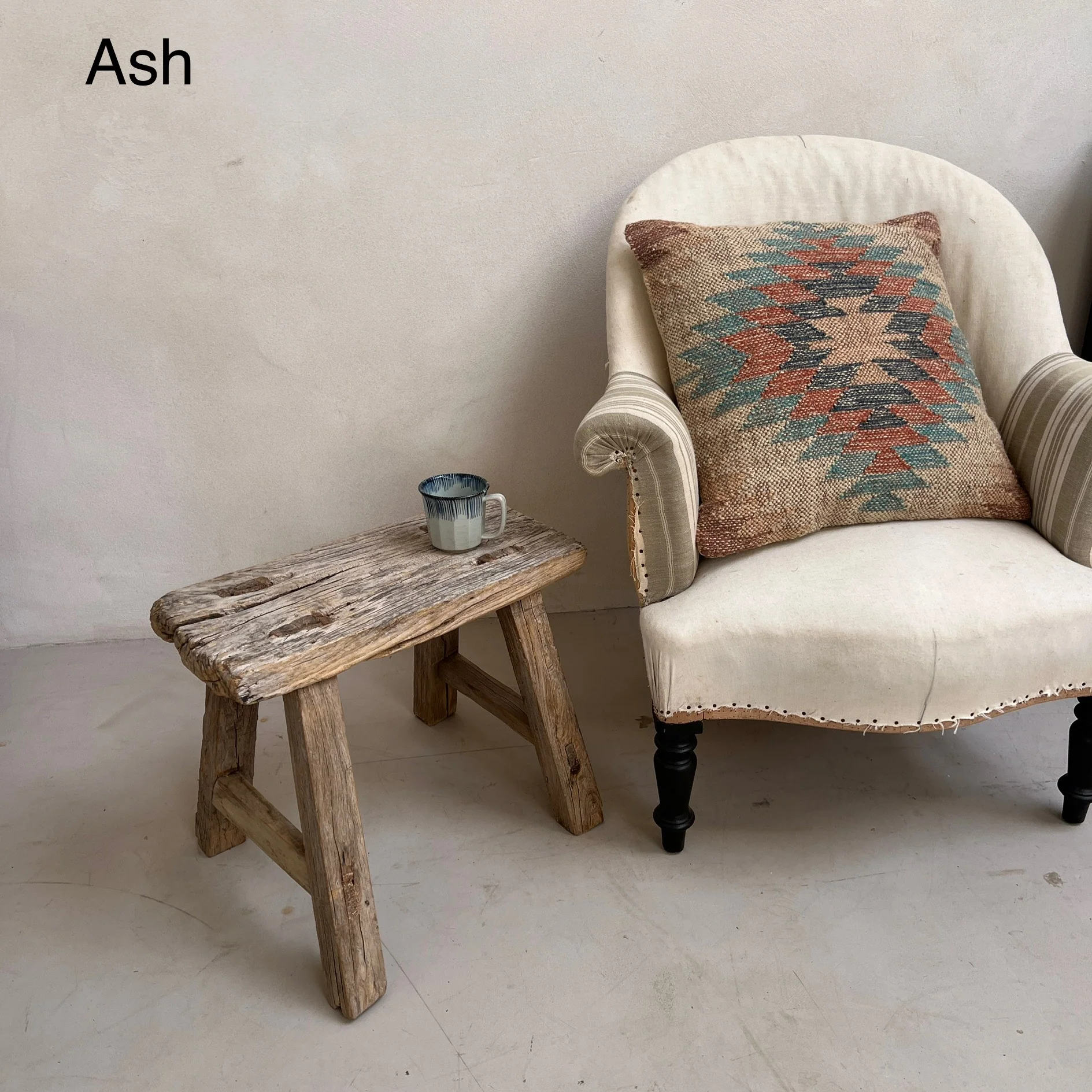 Antique Small Side Table | Large Stool (select from photo) - Image 9