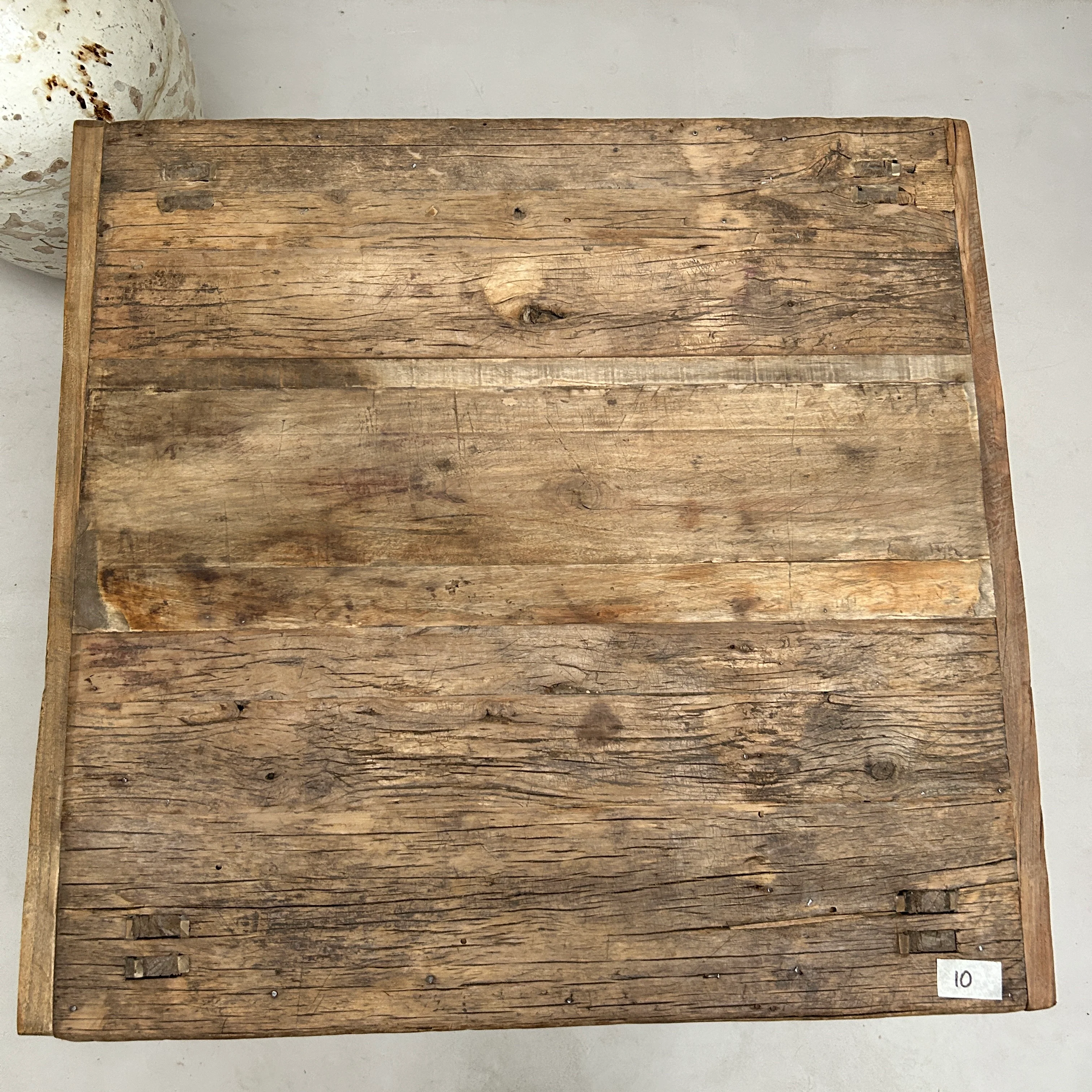 Antique Square Side Tables - Image 11