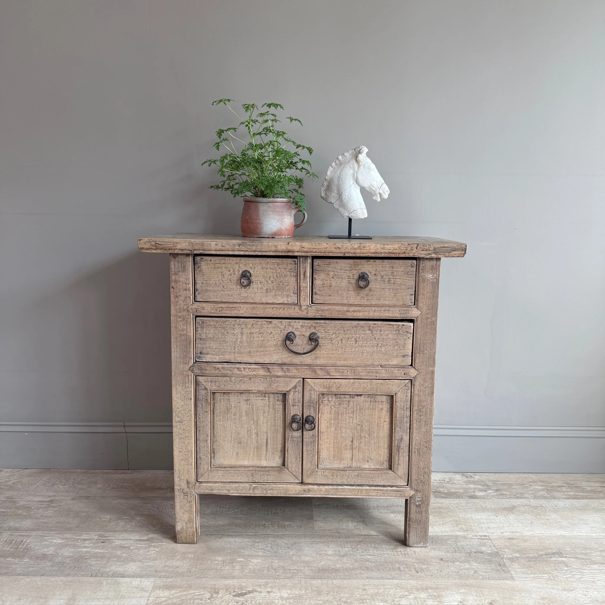 Antique Elm Cabinet | Howard - Image 2