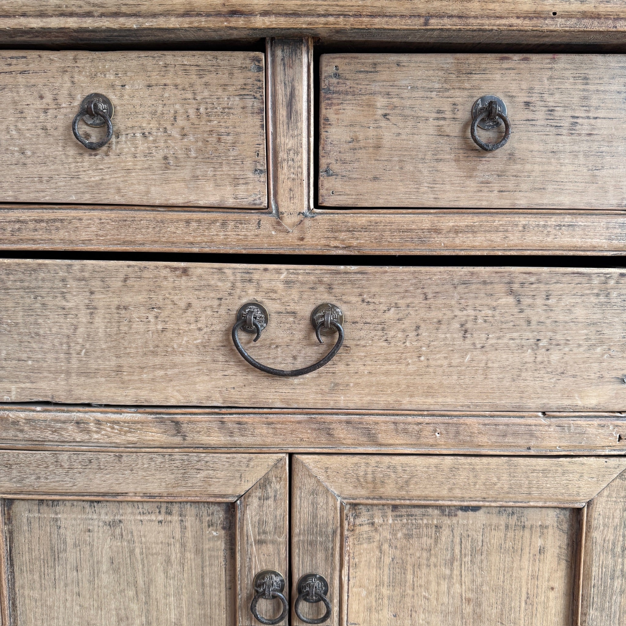 Antique Elm Cabinet | Howard - Image 6