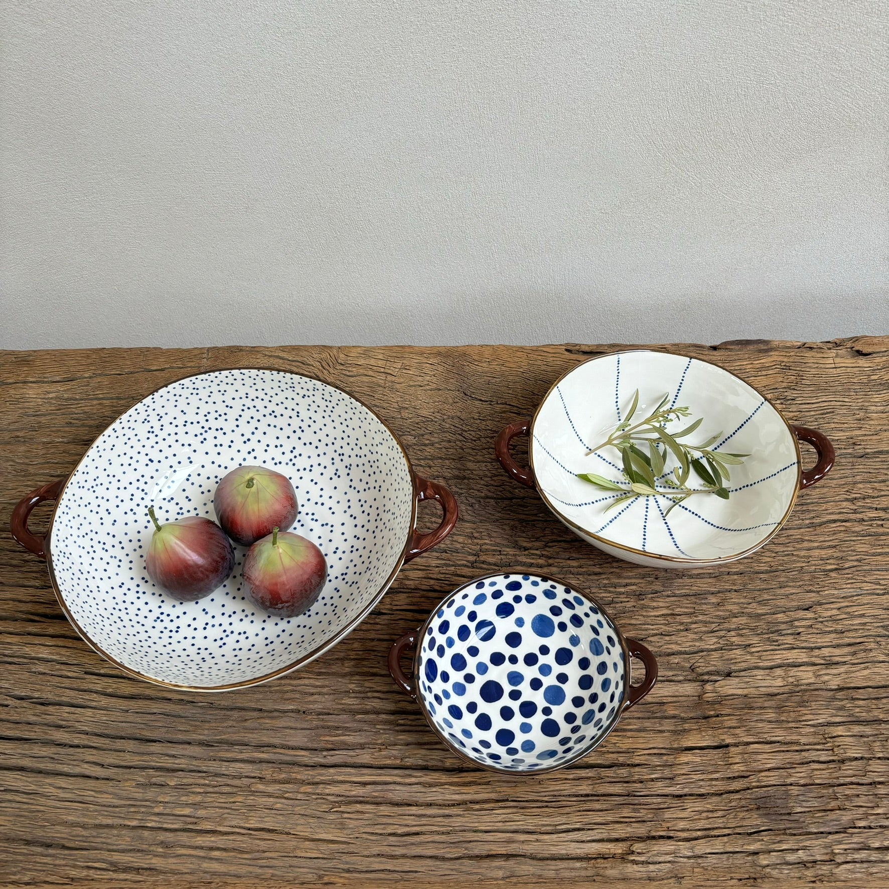 Ceramic Lines Serving Bowl - Image 3