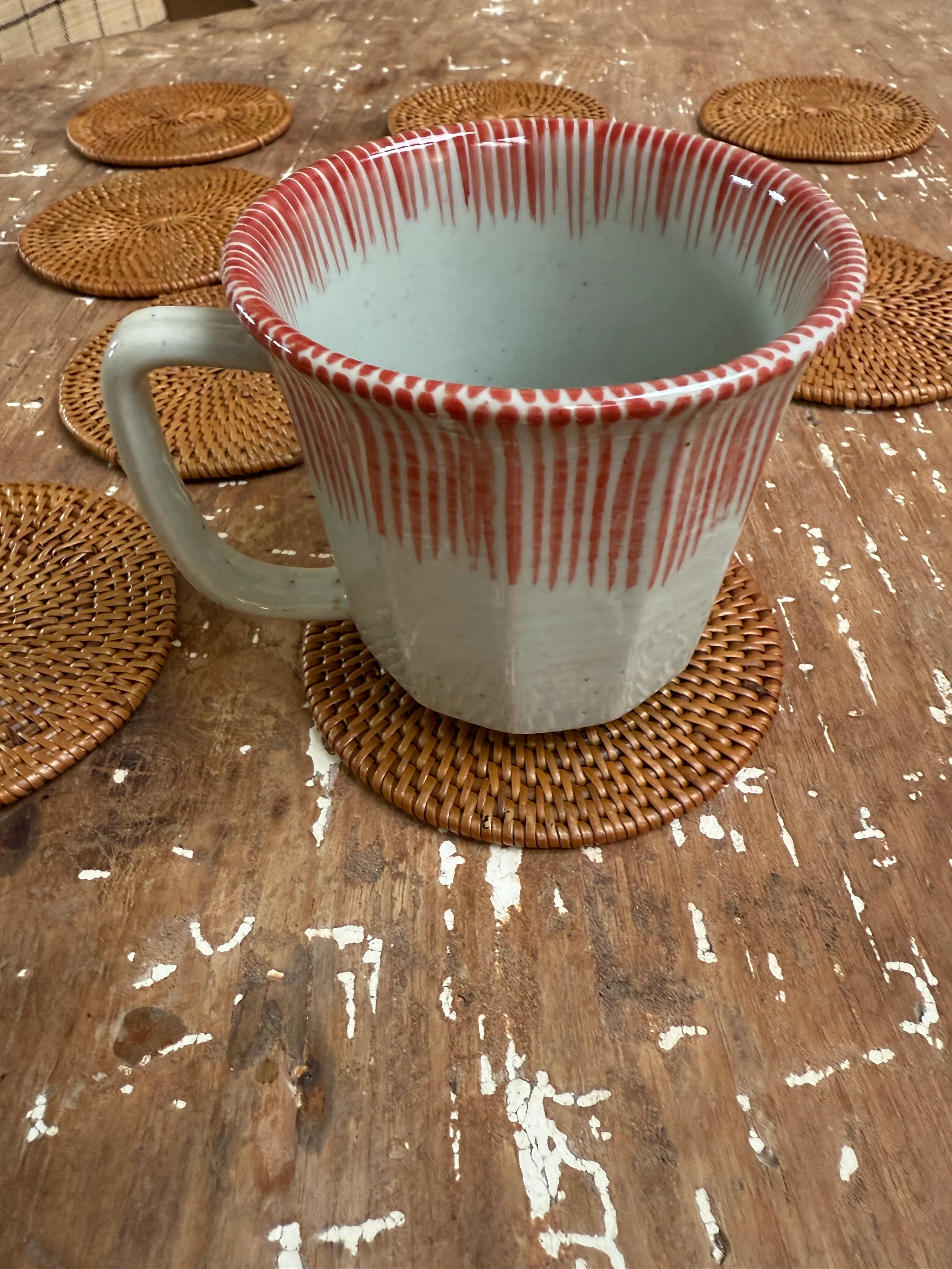 Hand woven coaster fine rattan coaster - Image 6