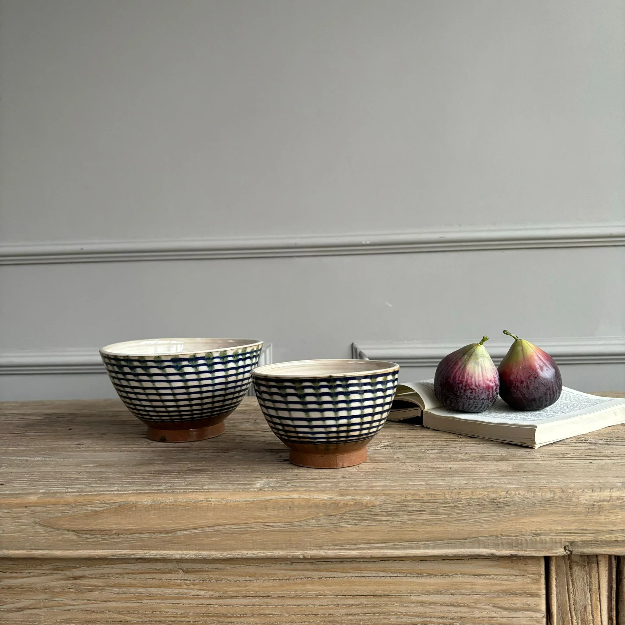 Handmade Stoneware Hakkem Bowl Small - Image 6