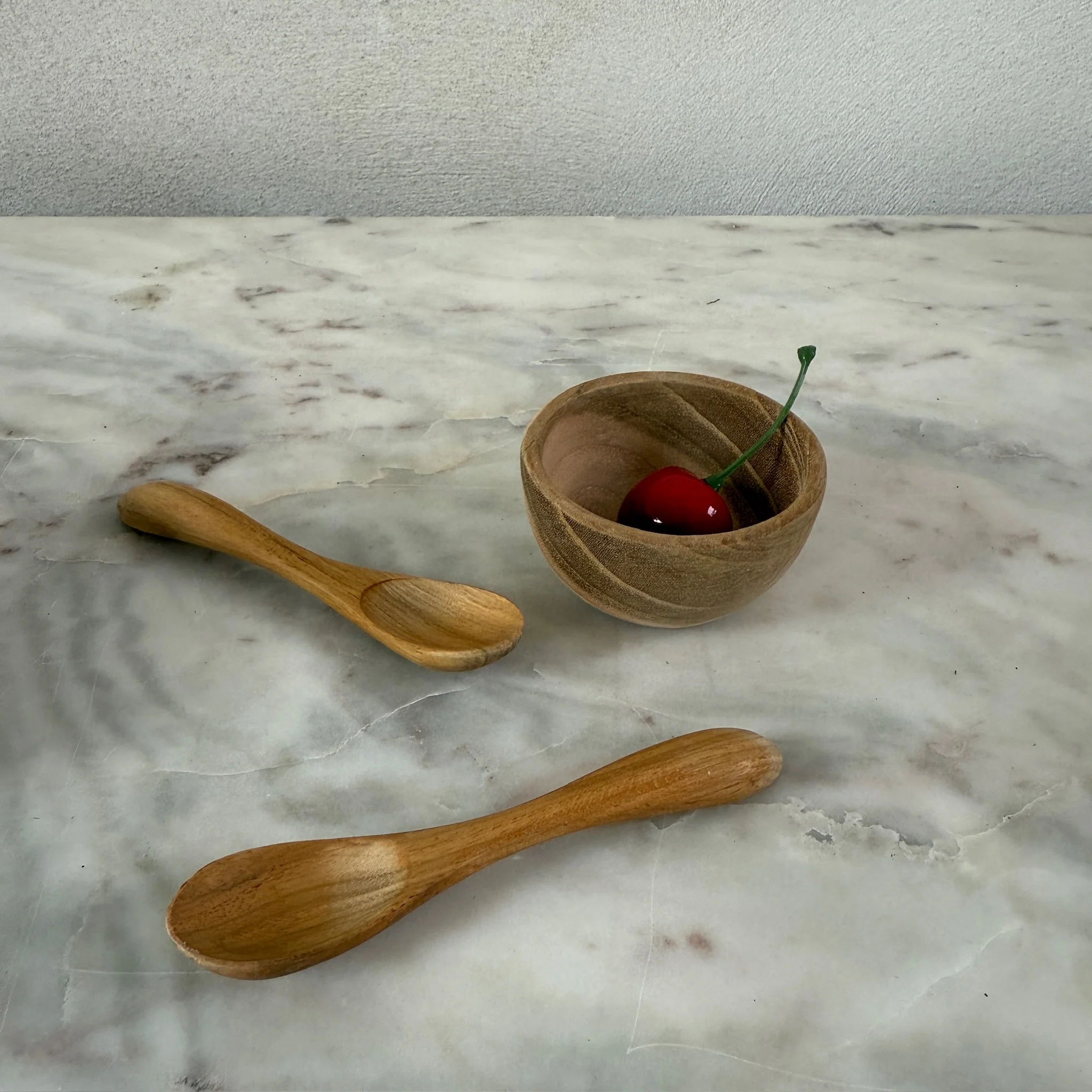 Mini Teak Wooden Spoon - Image 2