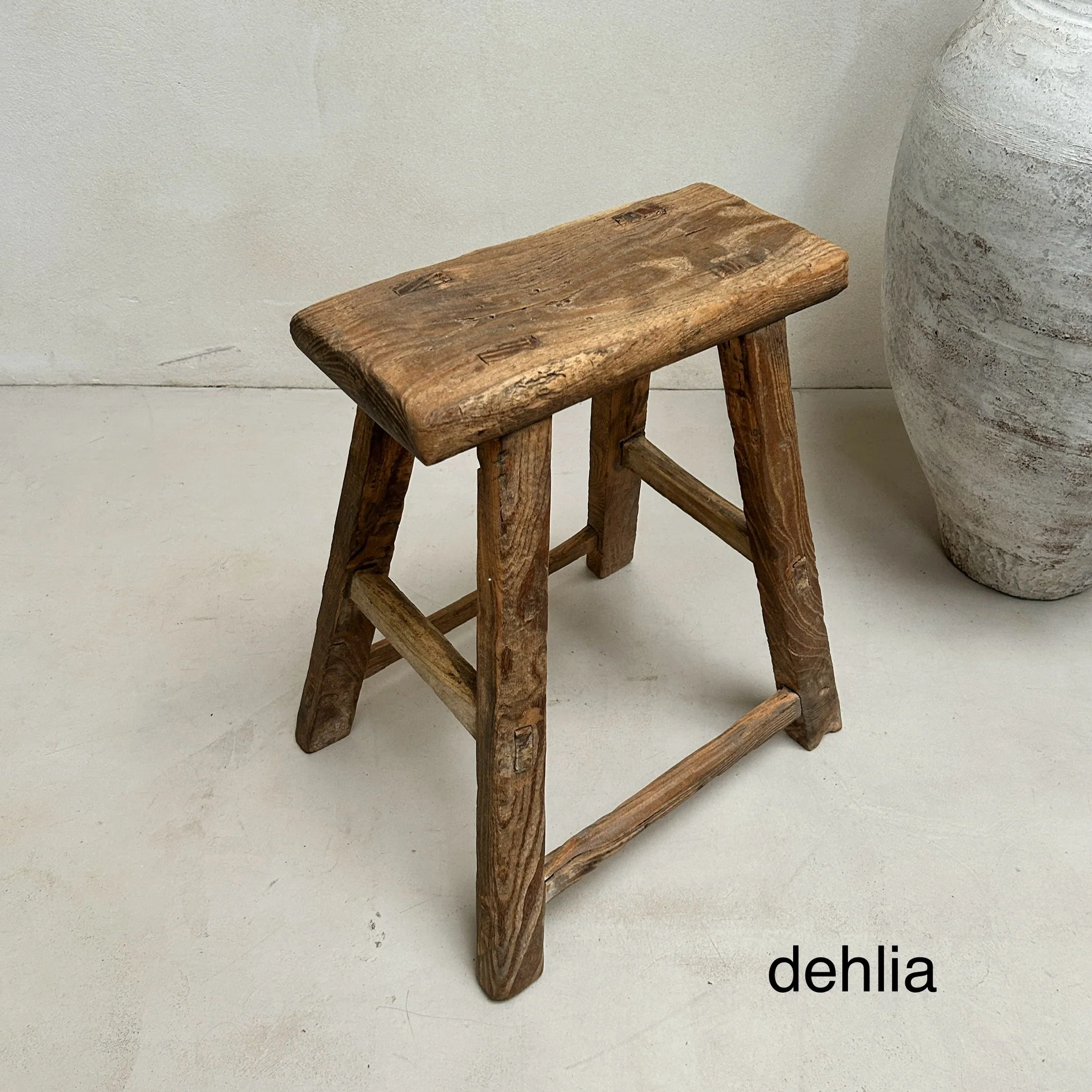 Rustic Wood Antique Stool (select from photo) - Image 10