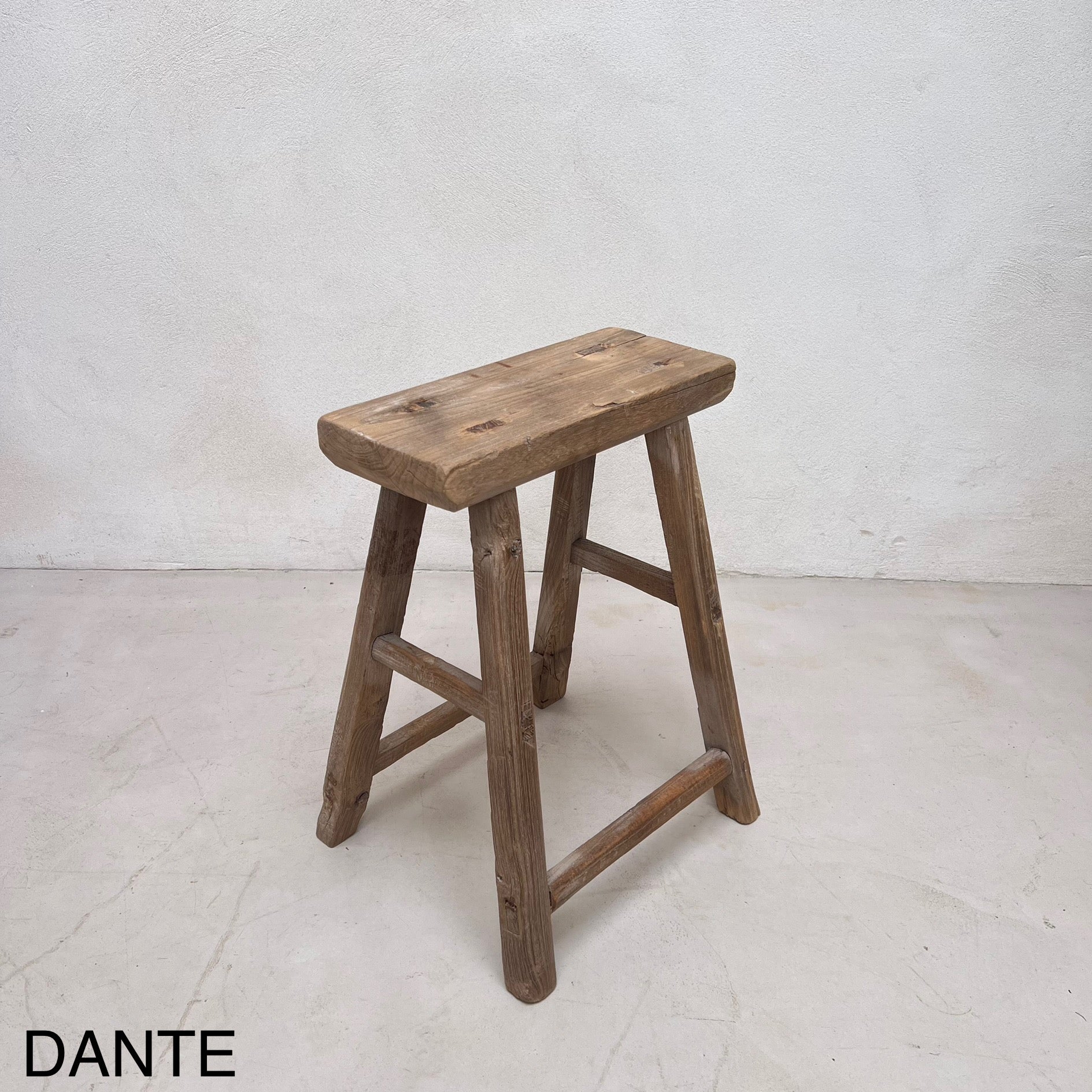 Rustic Wood Antique Stool (select from photo) - Image 14