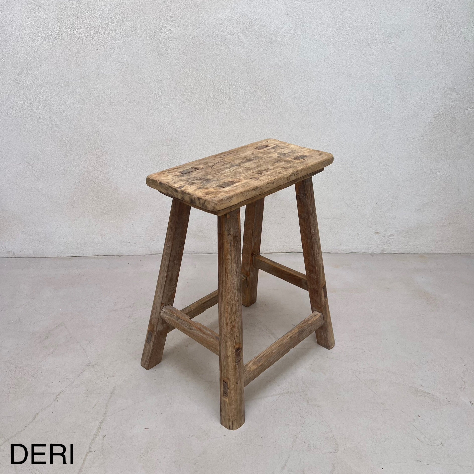 Rustic Wood Antique Stool (select from photo) - Image 16