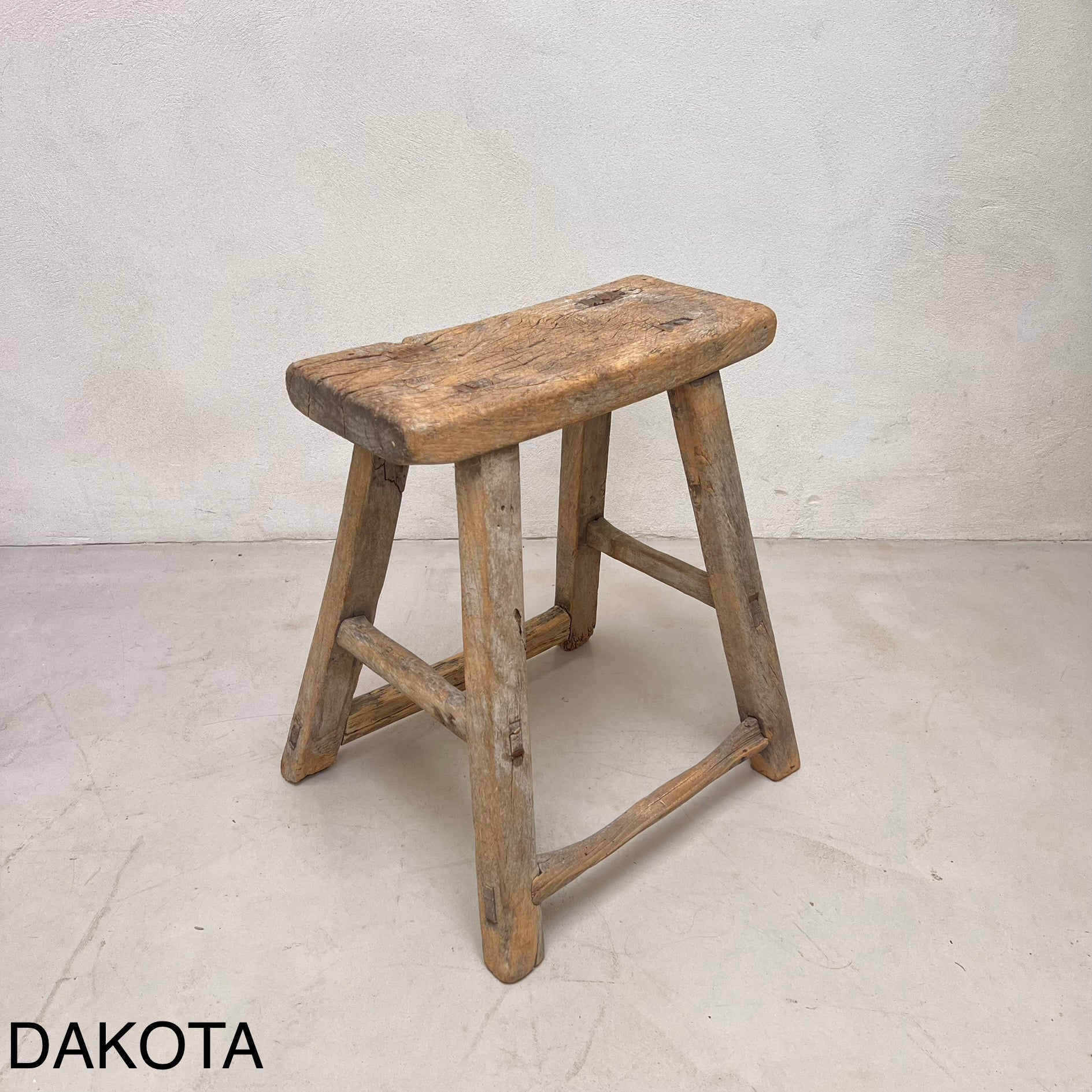 Rustic Wood Antique Stool (select from photo) - Image 18