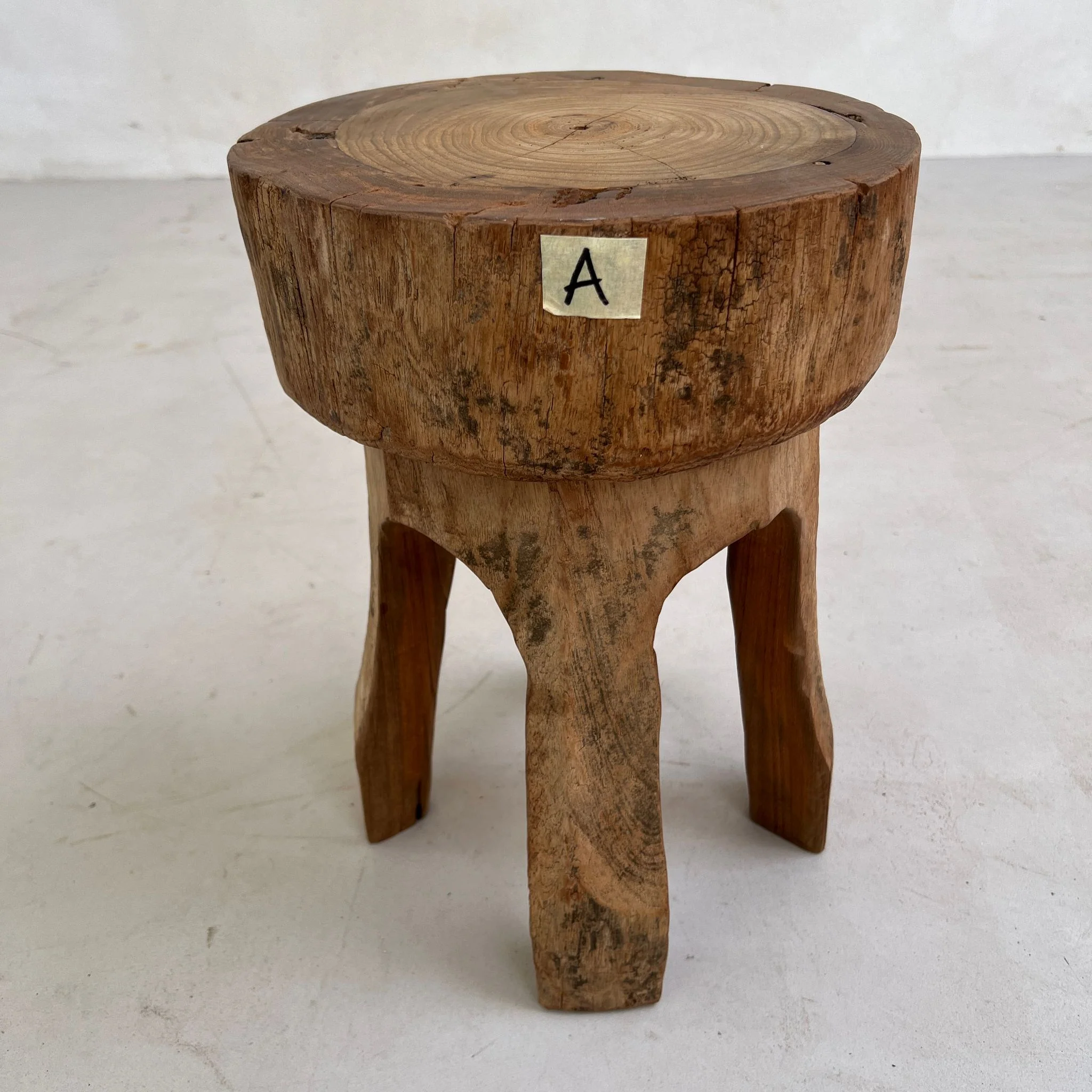 Tree Trunk Stool Side Table - Image 2